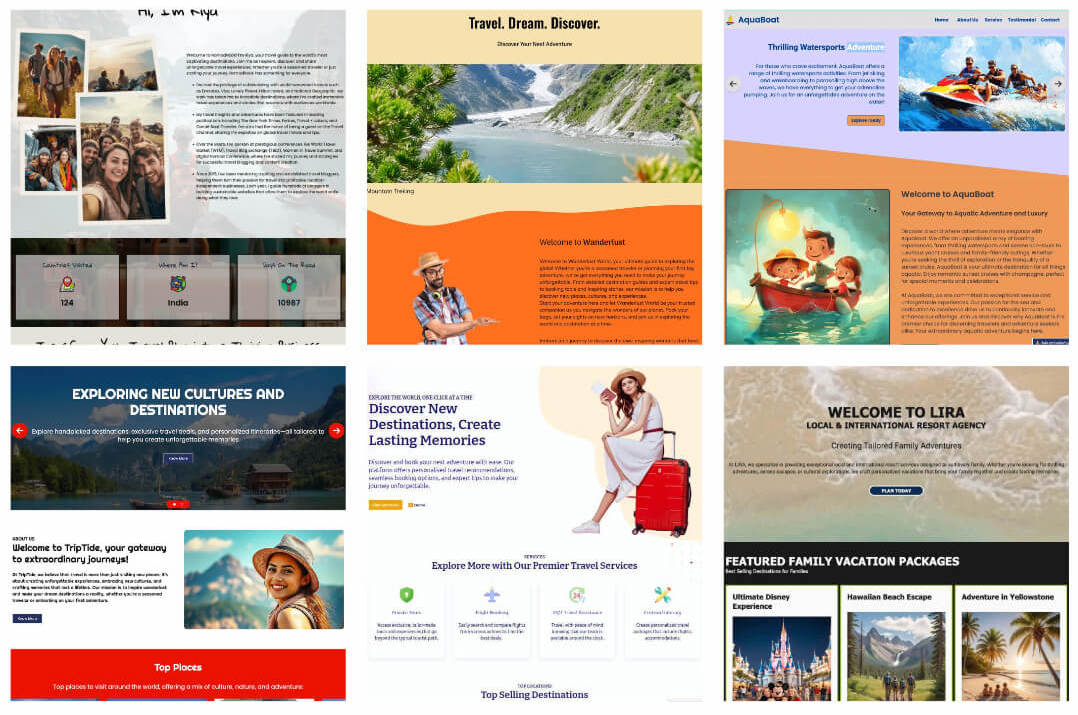 Free Travel Website Templates for 2025: Create Stunning Sites with RocketPages